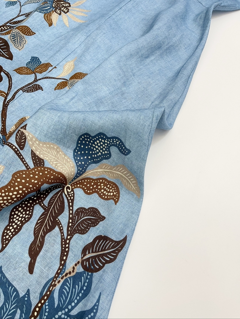 ALEMAIS Georgie Puff Sleeve Linen Midi Dress - Picture 11 of 14